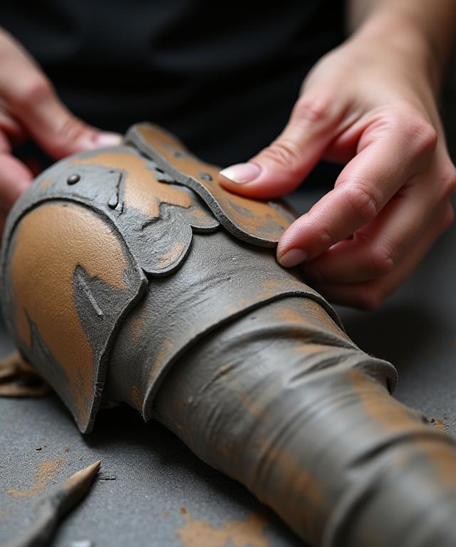 Proceso de creación de armaduras personalizadas con foam crafting y acabados realistas